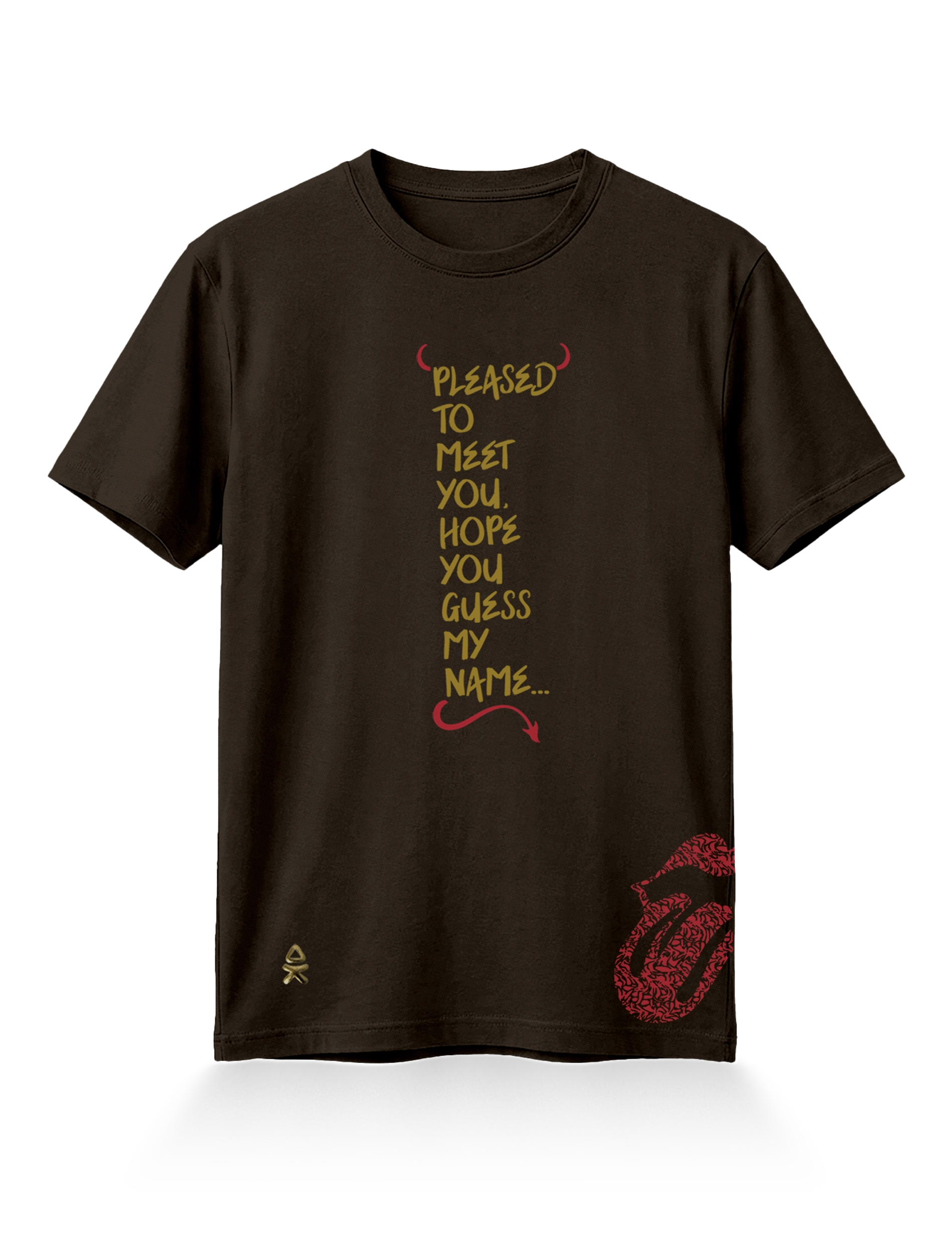 Camiseta Sympathy for D en color Chocolate