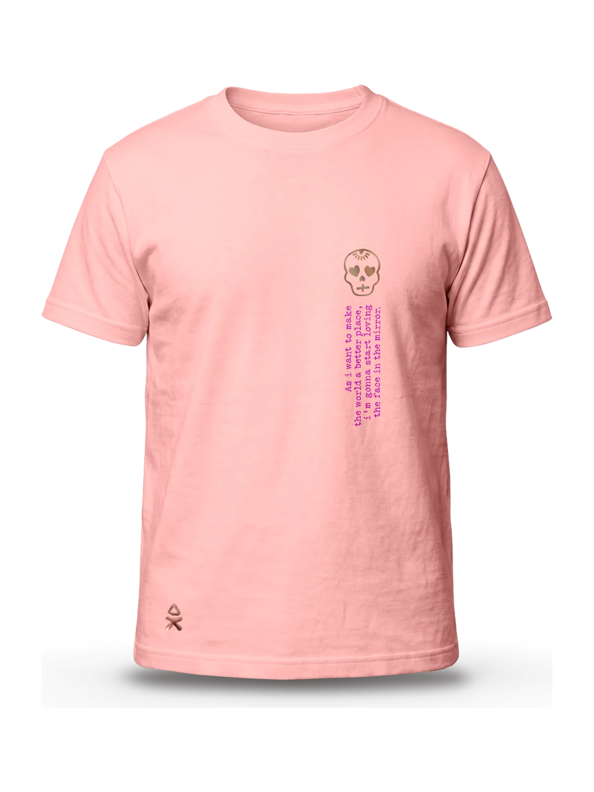 Camiseta Face in the mirror en color Pink