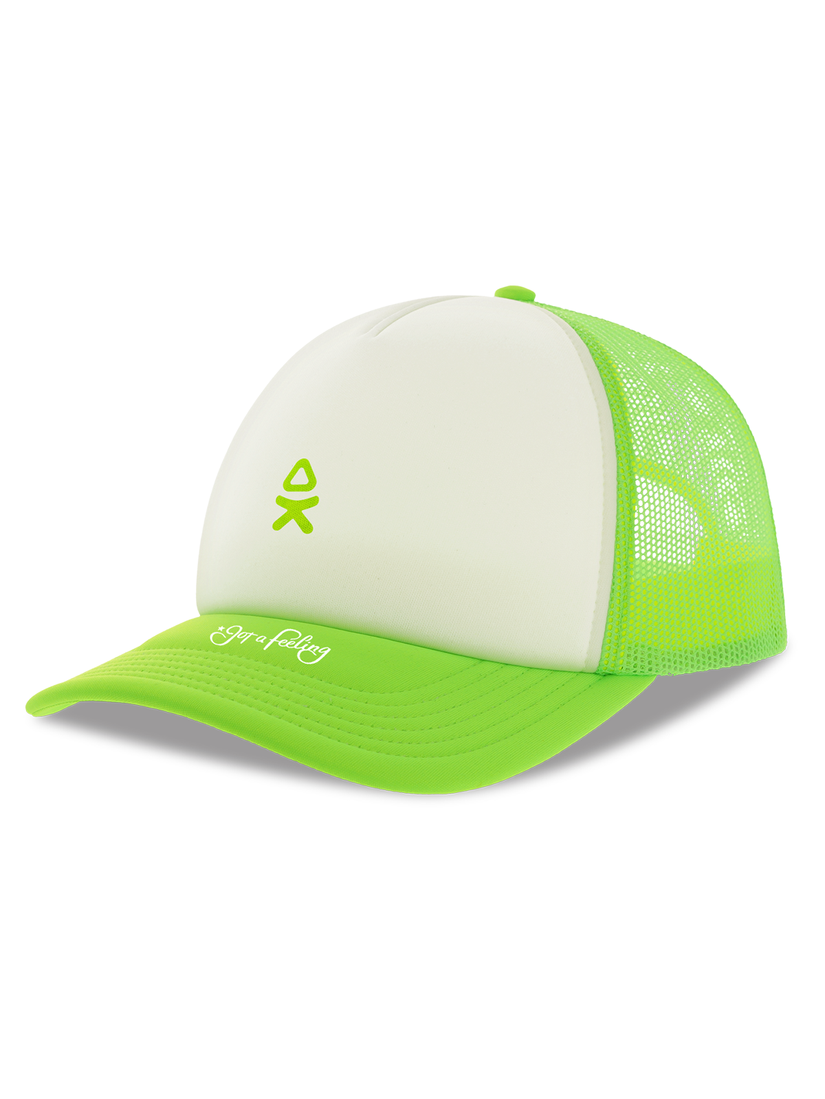 Boné Rappin' Fluo na cor Green FLuo