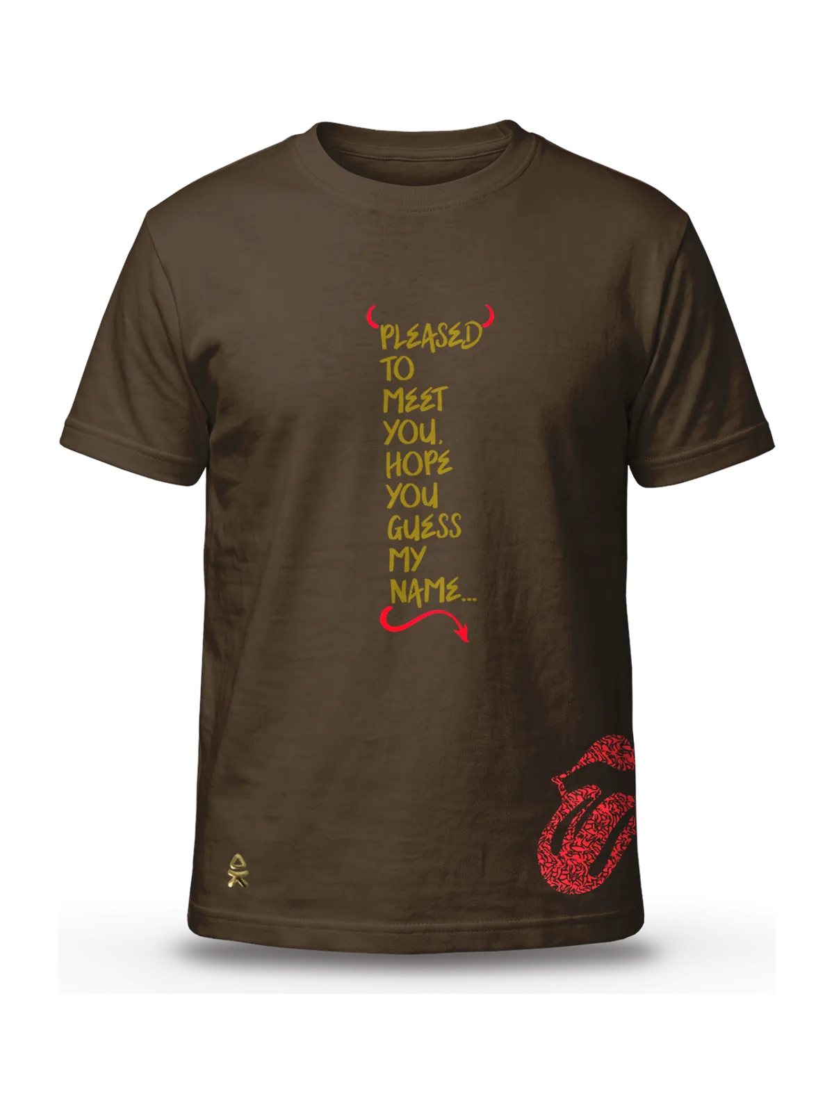 Camiseta Sympathy for D en color Chocolate